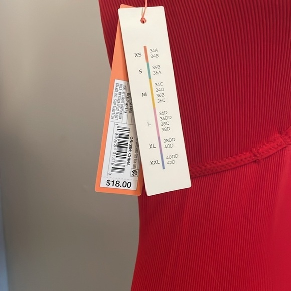 Red Colsie Body Suit NWT XS - Picture 5 of 7